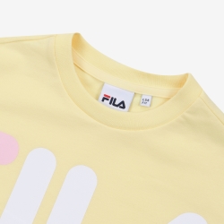 Fila Bambini Crop Top - Tytön Poolopaita - Pale Banana | FI-98020